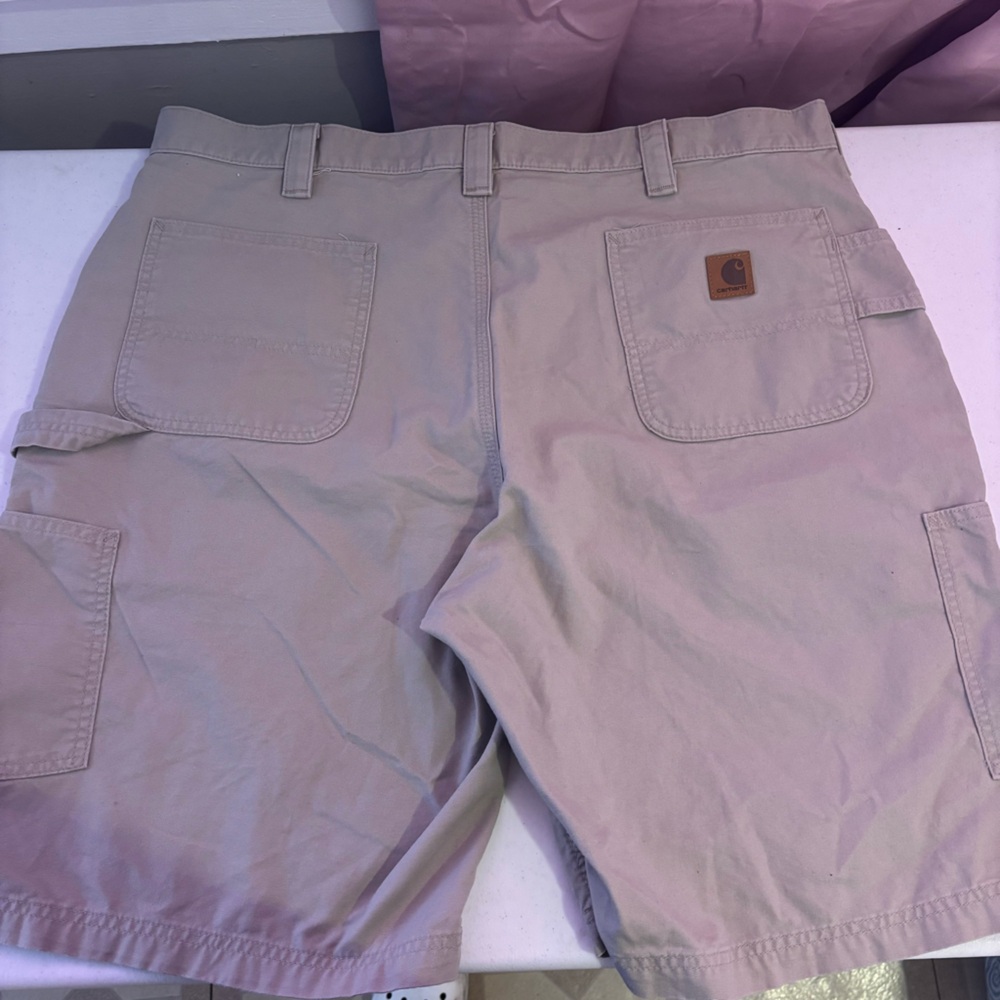 Carhartt + Wrangler shorts - Carhartt Tan Cargo Shorts & Wrangler black shorts